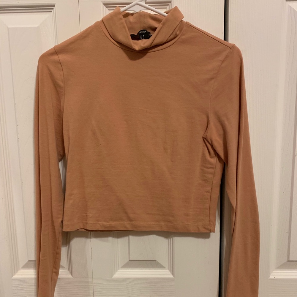 Crop turtle neck